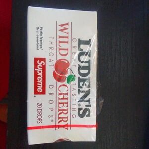 Supreme Ludens Wild Cherry Cough Drops Brand New
